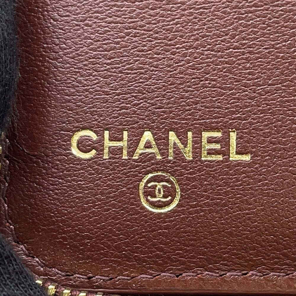 CHANEL Authentic Brown Logo Wallet - Picture 12 of 14